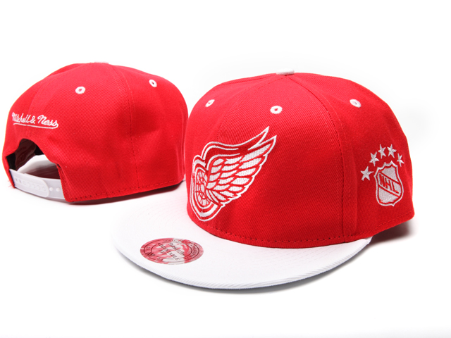 NHL Detroit Red Wings M&N Snapback Hat NU01